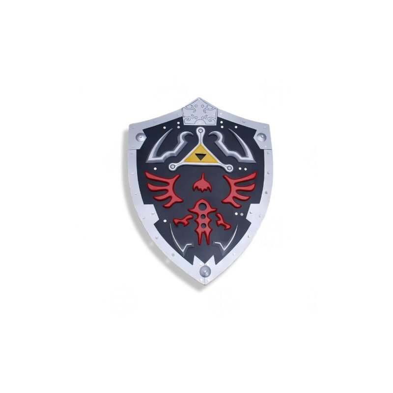Dark Shadow Crest Hylian Shield Replica – Black Edition
